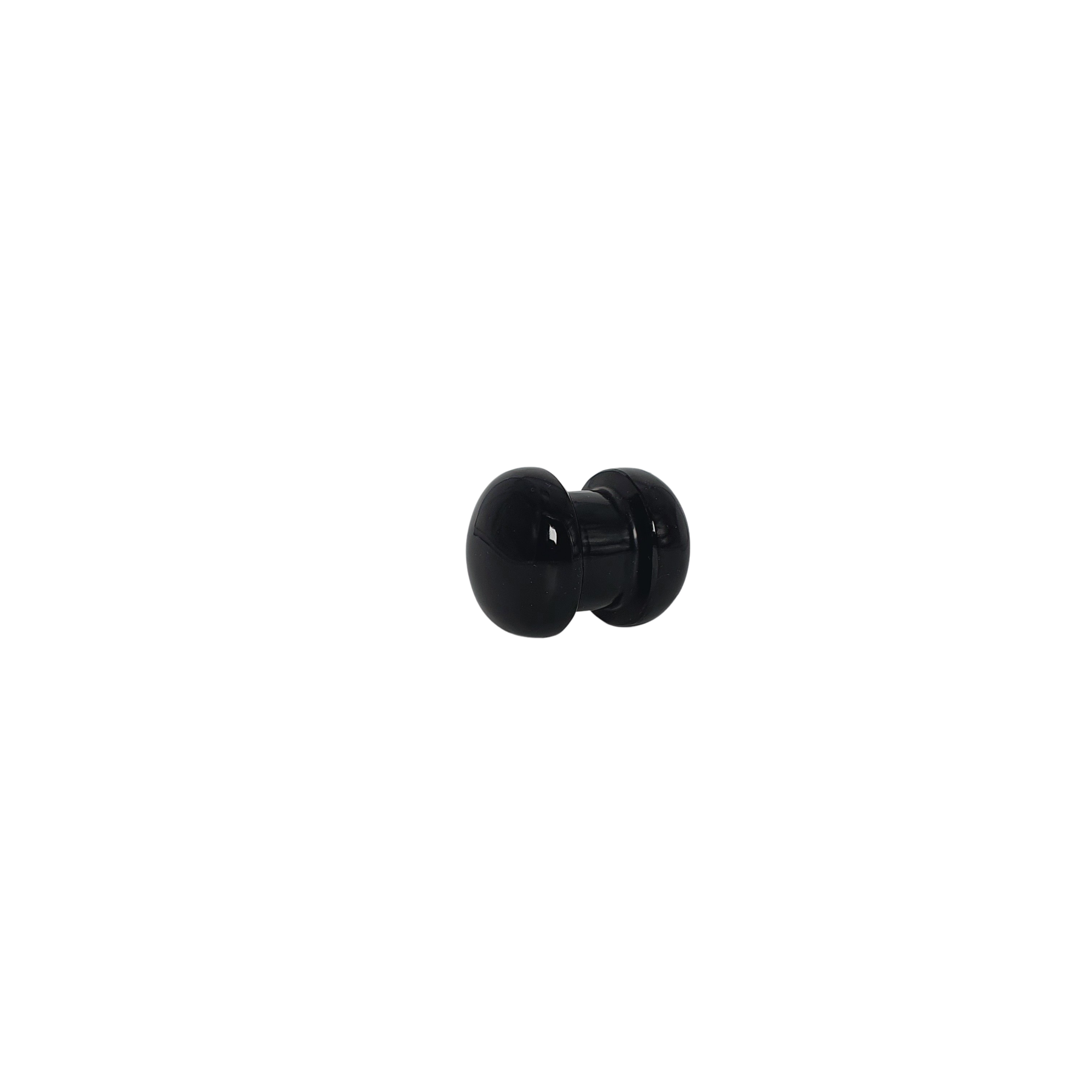 Masajeador en forma de barrilito de cristal de obsidiana