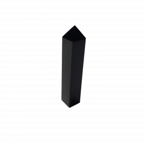 Varita con punta para acupresión de cristal de obsidiana