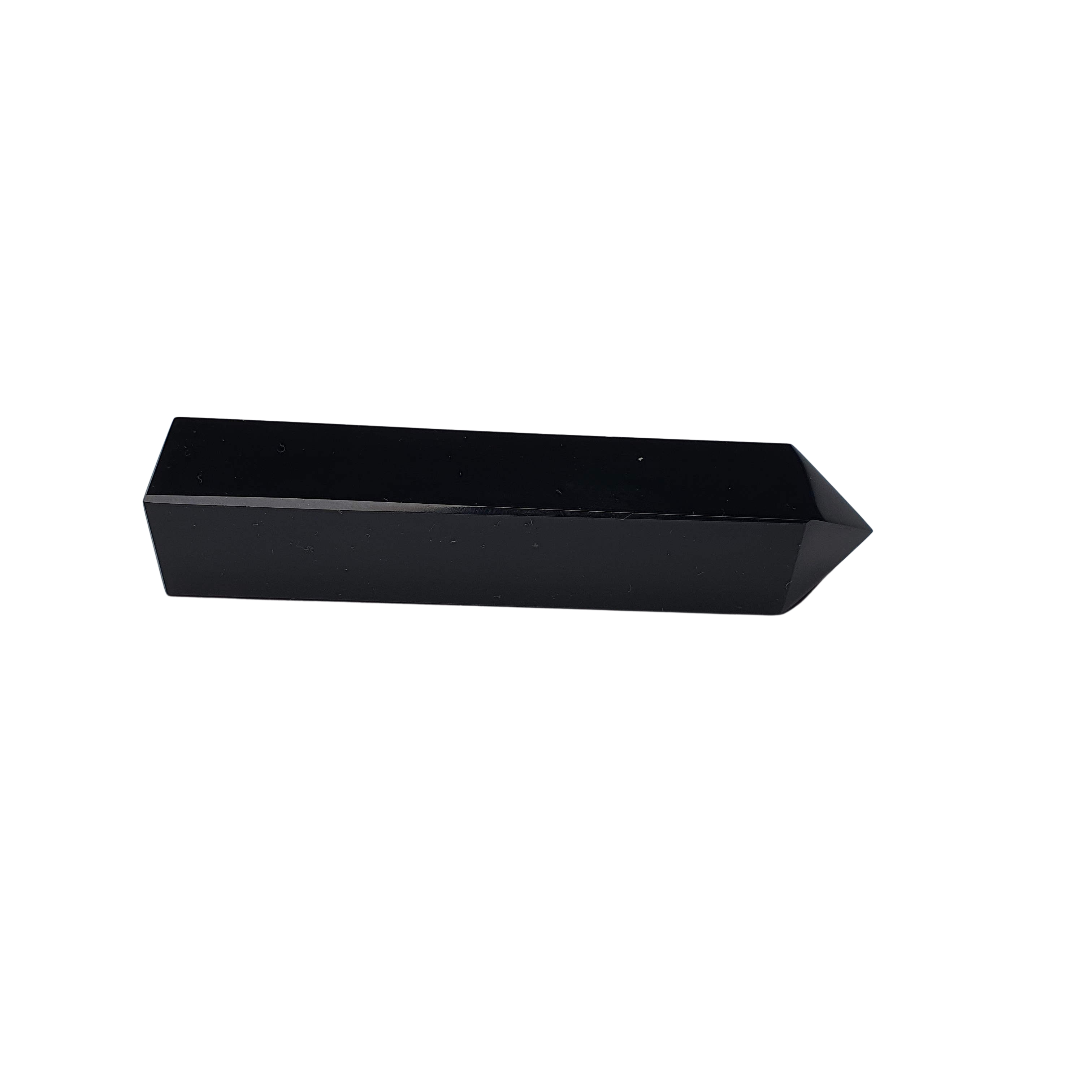 Varita con punta para acupresión de cristal de obsidiana